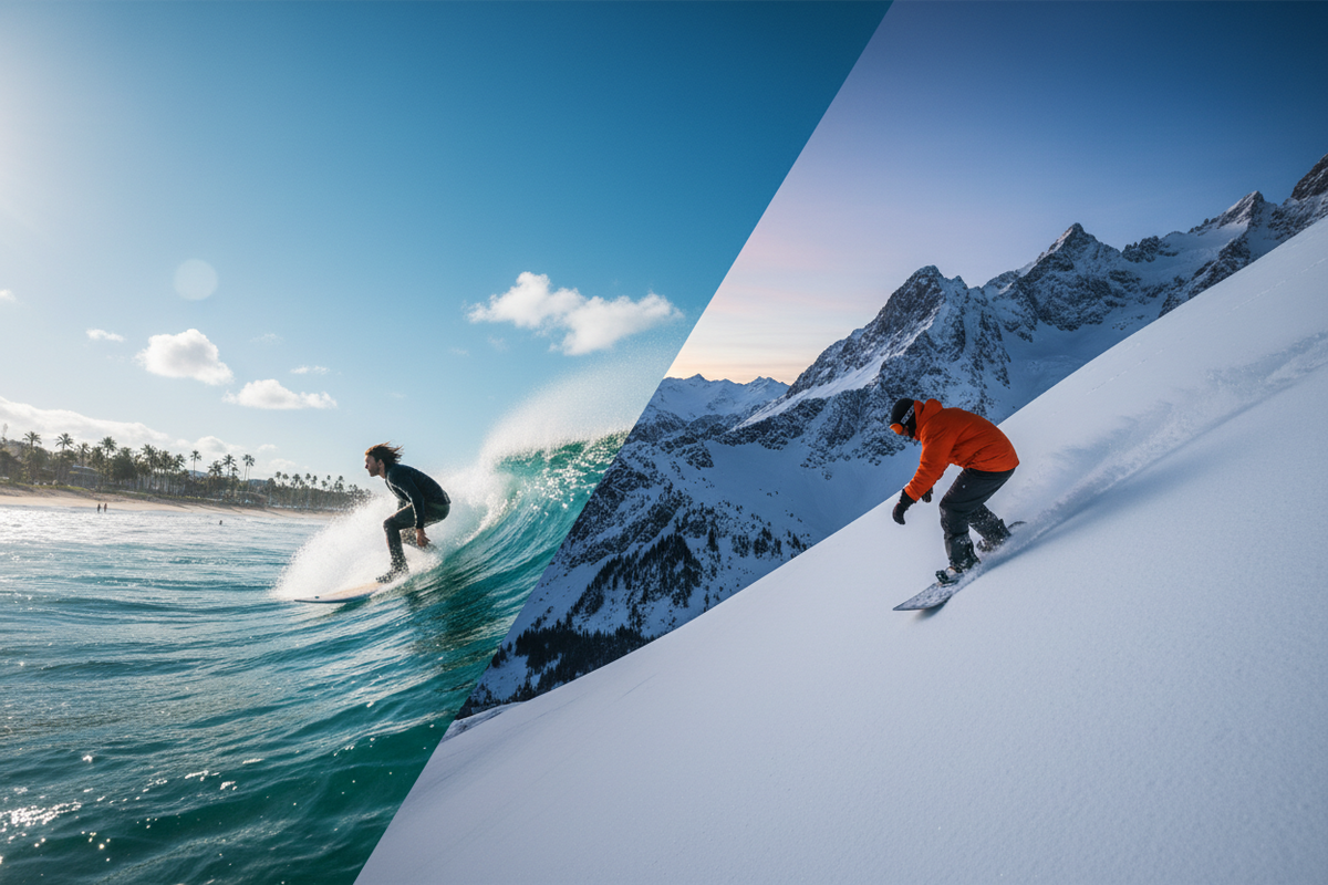 🏄 De la plage à la montagne : comment organiser son matériel de glisse toute l’année ?